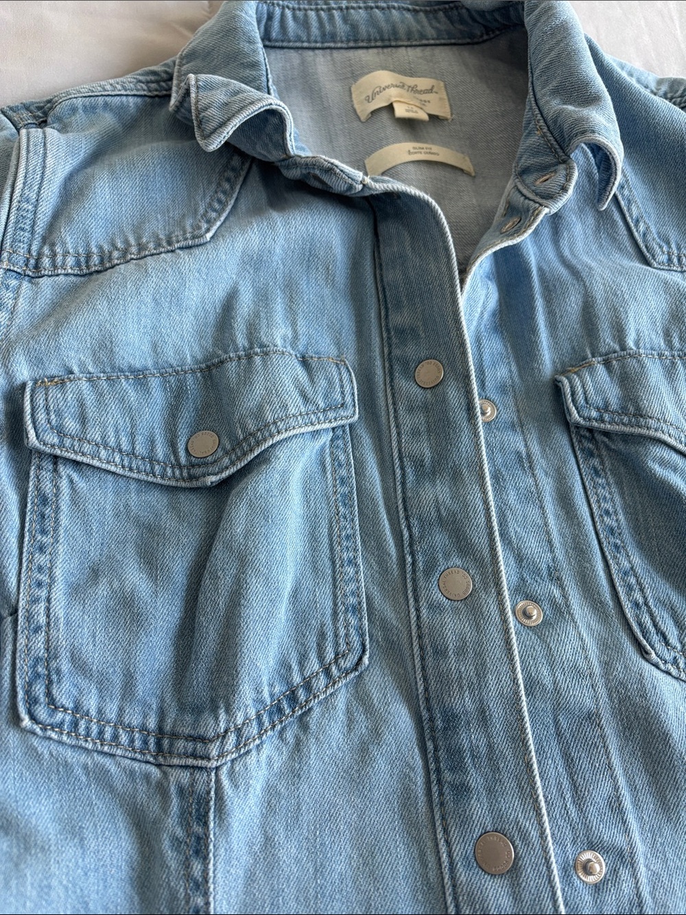 Denim button down shirt - Picture 3 of 9